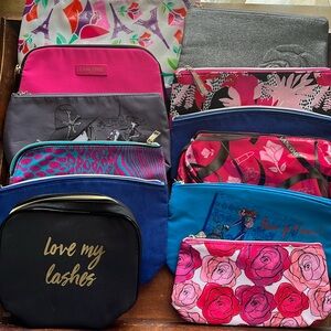 Makeup Cosmetic Bag Lot 12 Lancôme Estée Lauder